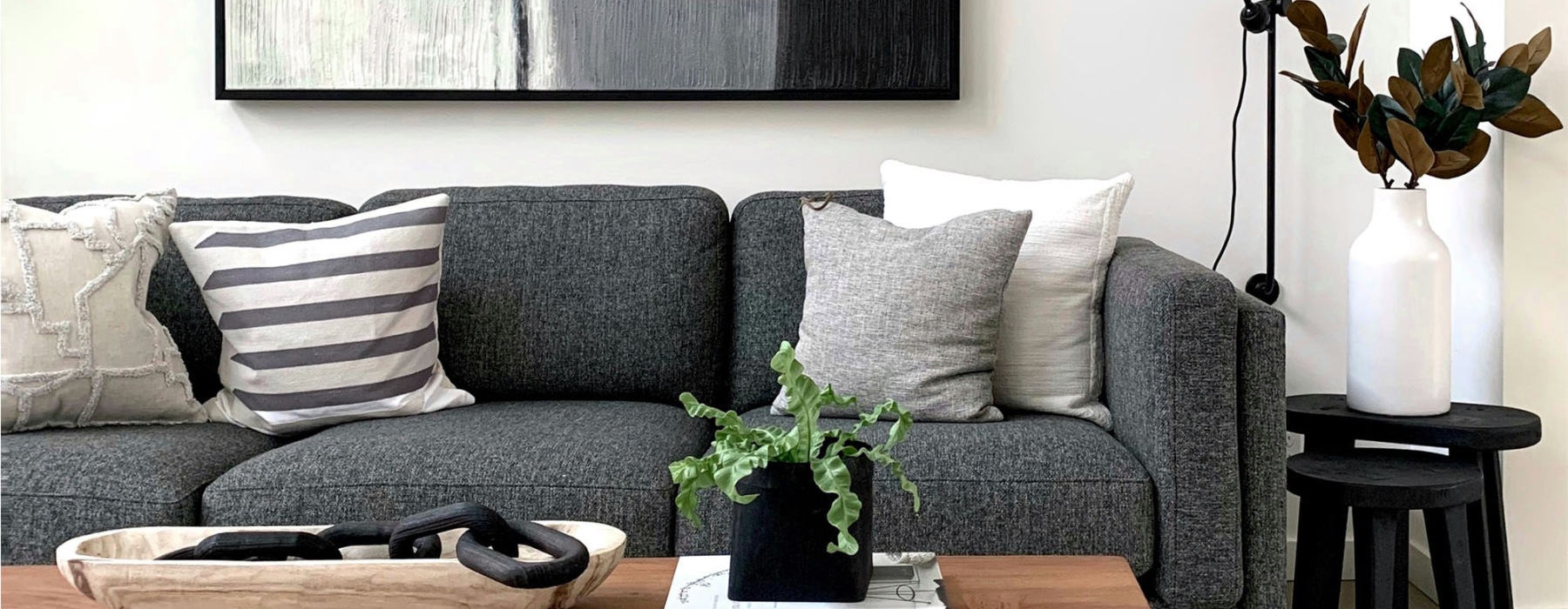 a couch in a living room
